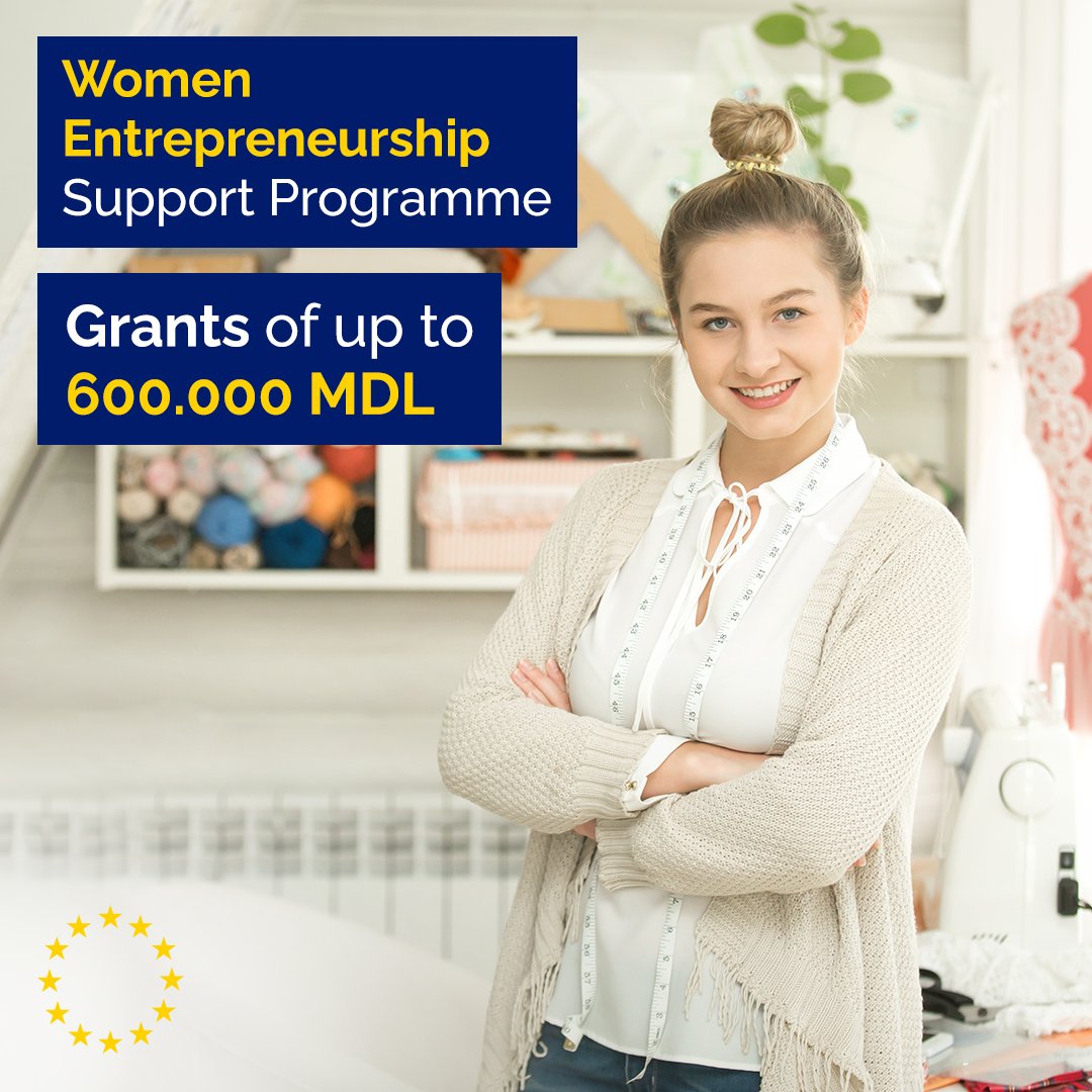 🌍 Empowering women in Moldova! The @EUinMoldova supports female entrepreneurs, both new and aspiring, with financial aid and technical assistance. Grants up to 600,000 lei - available for growing businesses. Apply now: oda.md/granturi/progr… #EUSupport #WomenInBusiness