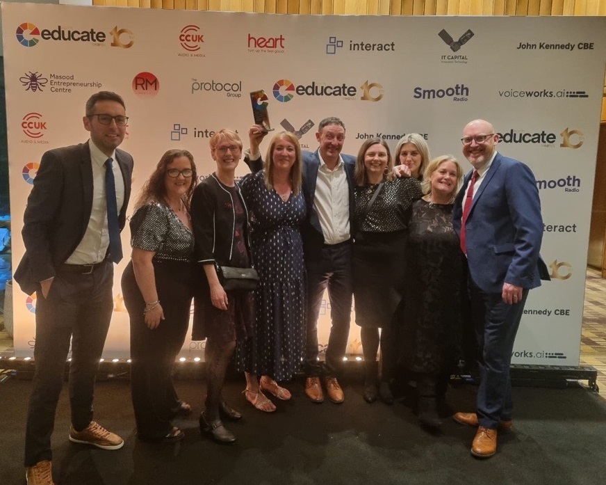 About last night 🏆 Sheffield Hallam has been named the north’s best apprenticeship provider, taking home the Apprenticeship Award at the @educatenorth 2024. Read more: shu.ac.uk/news/all-artic…