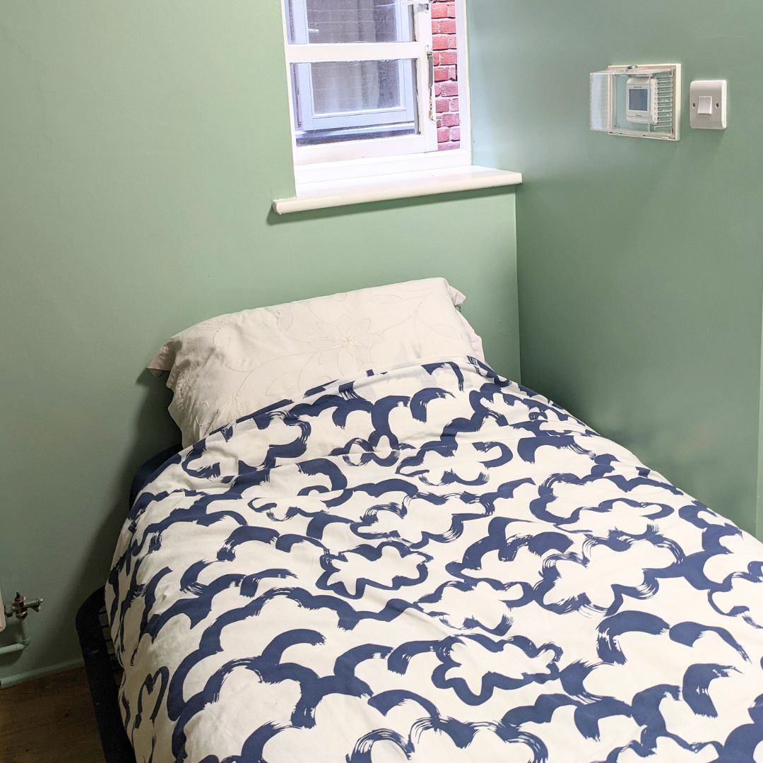 Our residents stay with us until they a ready and able to move into their own longer term accommodation. Depending on their personal circumstances and the availability of housing, this can take weeks or months. Last year, the average stay with us was 111 nights.