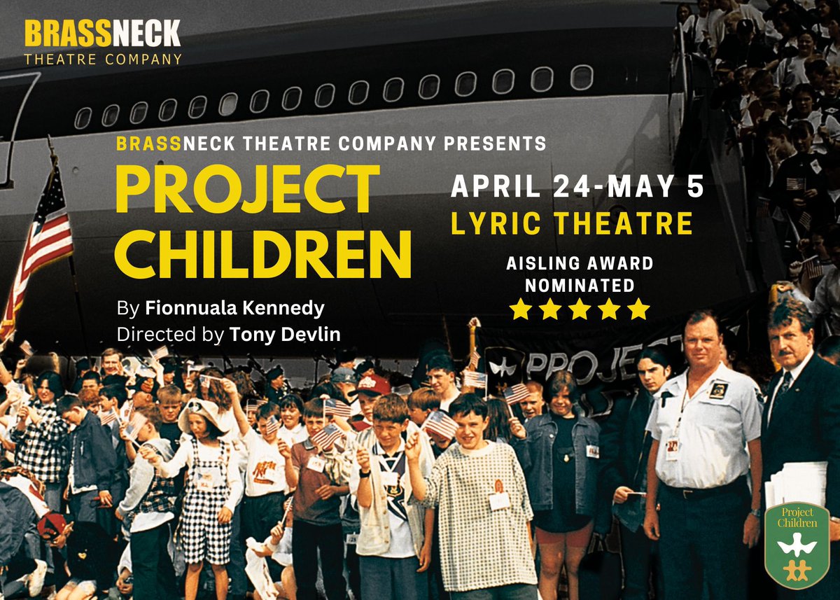 Project Children by Fionnuala Kennedy opens NEXT WEEK at @LyricBelfast from April 24th– May 4th! Watch out for the Mountain Lions 😂🦁 You can get your tickets here: lyrictheatre.co.uk/whats-on/proje…