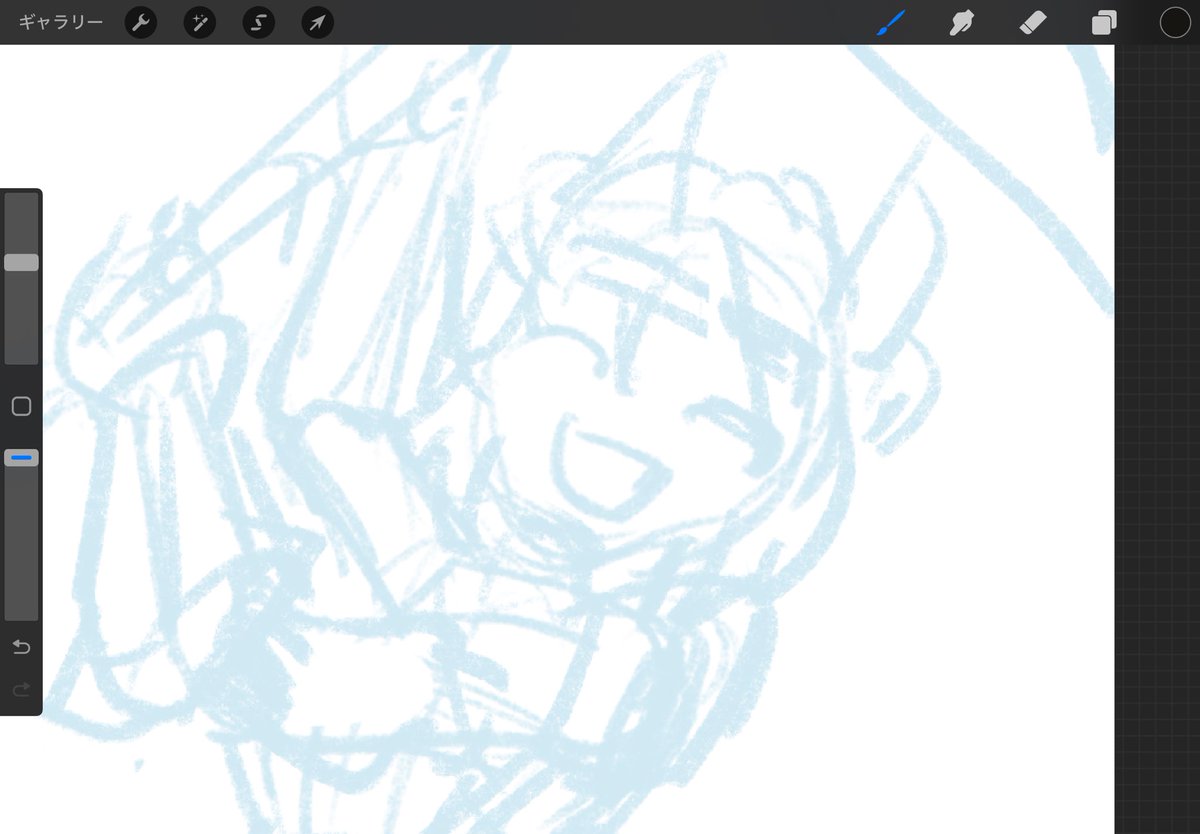 hitretuninja's tweet photo. @kureno37 
見て見て���
今描いてる落書きとその真下のレイヤーの下書き！アルバスくんも描いているけど下書きが雑すぎて時間かかりそう！ https://t.co/bFHr7ROgAa