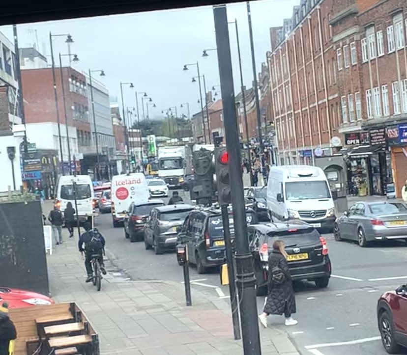 We want safe, healthy, people-friendly streets. Where people on bikes are not forced to ride on the pavement because the alternative is so dangerous. #bikelanes #CleanAir