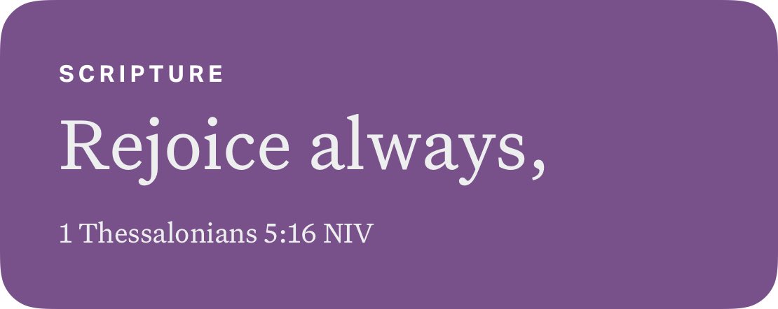 1 Thessalonians 5:16 NIV bible.com/bible/111/1th.…