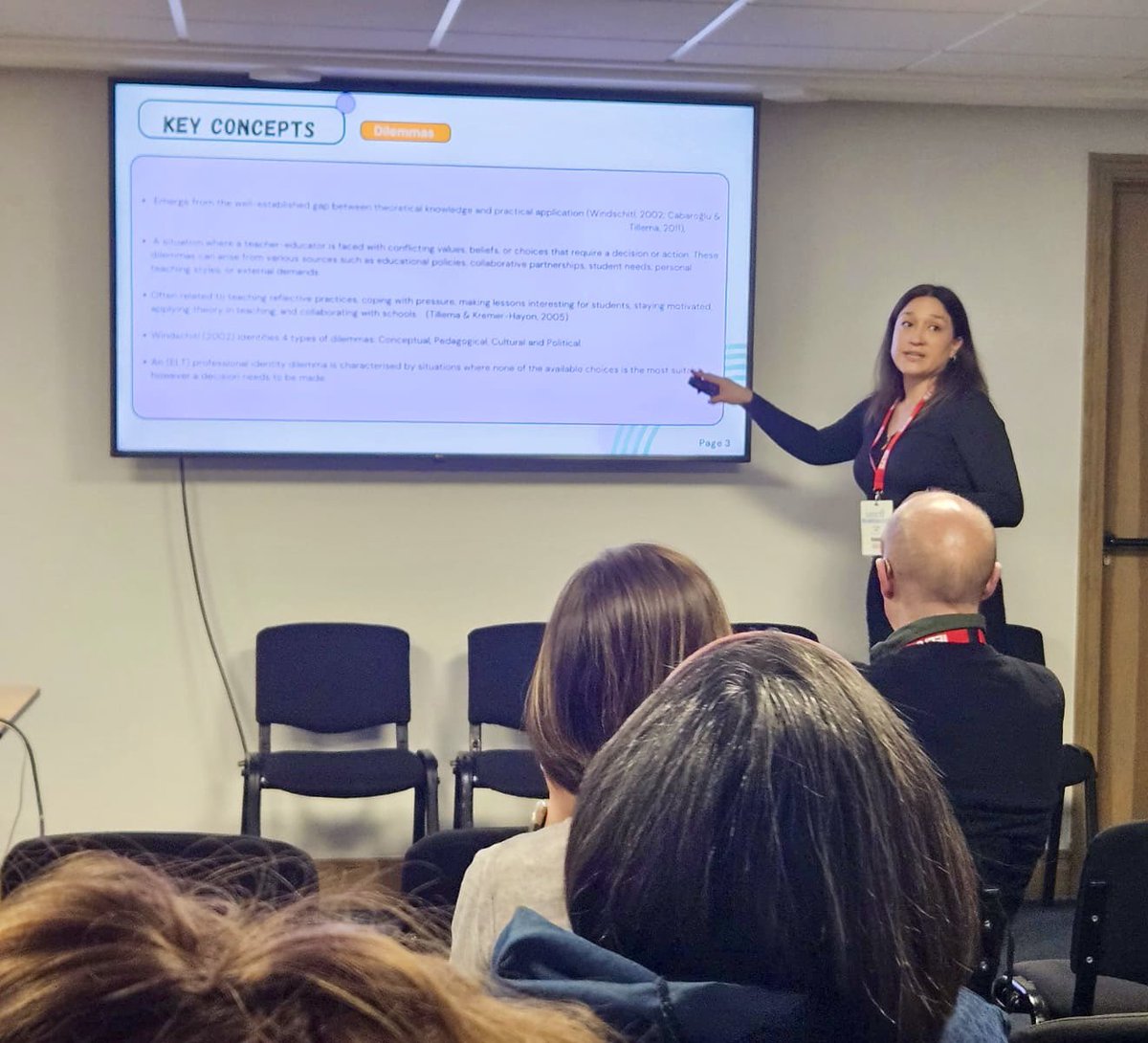 It was great to see so many colleagues today interested in exploring language professional identity and the dilemmas preservice teachers encounter while constructing theirs during the practicum. Thank you very much for attending! #IATEFL2024 #LTE