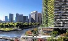 築地市場跡地の再開発、三井不動産やトヨタ不動産、読売新聞グループなどの企業連合の計画案。約5万人収容のスポーツの世界大会が開催可能な多目的スタジアム、国際会議などを開催するMICE、ホテルやオフィス棟なども建設される。

地下鉄新線も計画されており日本最大規模の再開発がいよいよ動き出す