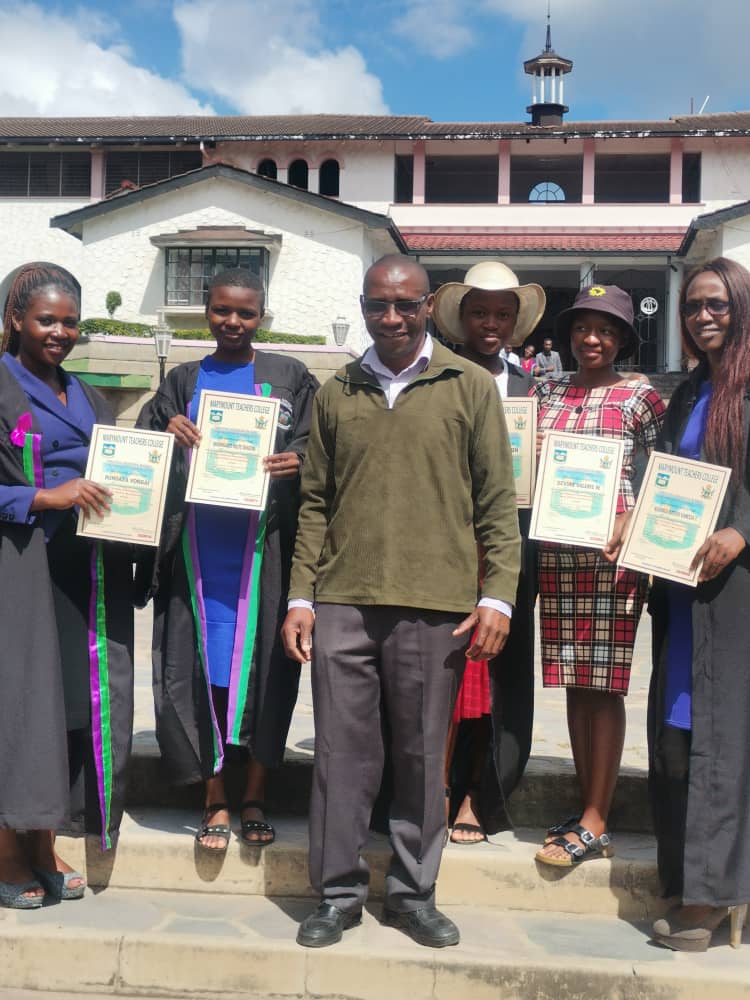 On the 17th of April, 5 women graduated from Marymount Teachers College in Mutare, earning an Executive Certificate in Early Childhood Development. They achieved this through the WAVE project, which aims to provide education and training opportunities for women. #educatingwomen