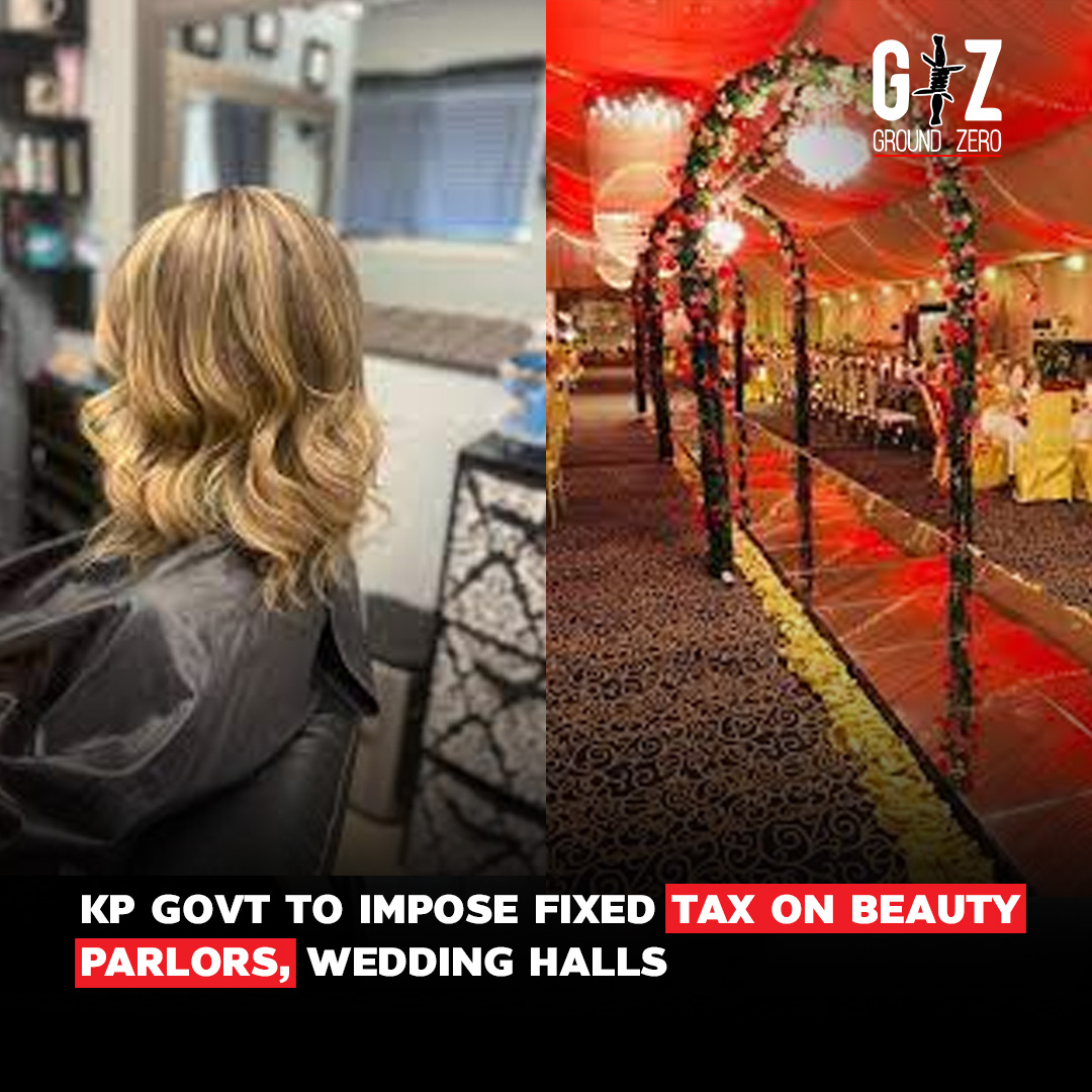 KP govt to impose fixed tax on wedding halls & beauty salons from next fiscal year, categorized by size. Credit card payments at restaurants, hotels taxed at 13% instead of 15%. For more, click here.
groundzero.pk

#KPK #Taxation #BusinessTax #GroundZero
