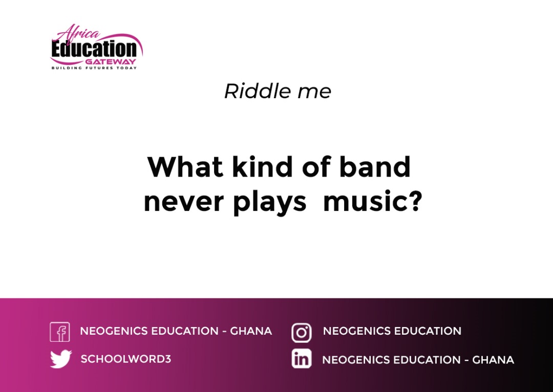 schoolworld3's tweet photo. Riddle me this. Airtime for 2 people who get this correct.
#thankfulfriday
#africaeducationgateway
#mordeneducation https://t.co/B0pDSQD7qi