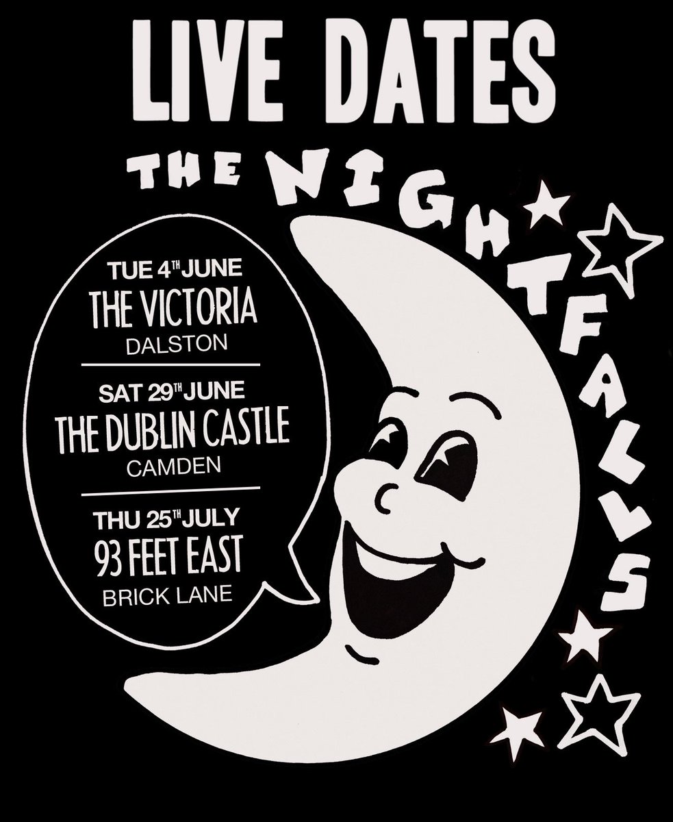 Come see @TheNightfallsHQ LIVE Tue 4th June: The Victoria DALSTON Sat 29th June: The Dublin Castle CAMDEN Thu 25th July: 93 Feet East BRICK LANE Also back recording next month! ✨ #thenightfalls #livemusic #livelondon #londonshows #newmusic