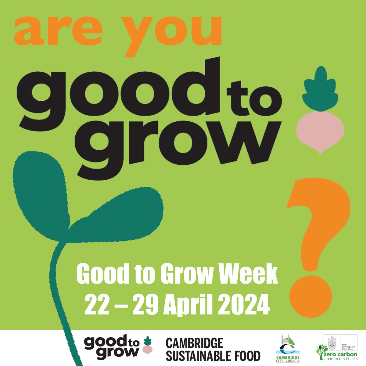 There is loads going on in and around Cambridge this coming week to support #GoodToGrow2024. If you’re interested in volunteering, just click on the garden you'd like to help with on the map and press volunteer now 👉 loom.ly/ptG8asA
