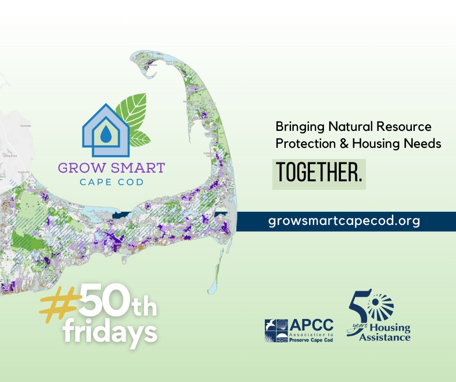 Allies make a difference! For 50 years, Housing Assistance & the Association to Preserve Cape Cod have collaborated on Grow Smart Cape Cod, promoting harmony between environmental protection & affordable housing. 🌎🏡

#50thFridays #HousingAssistance #EarthDay