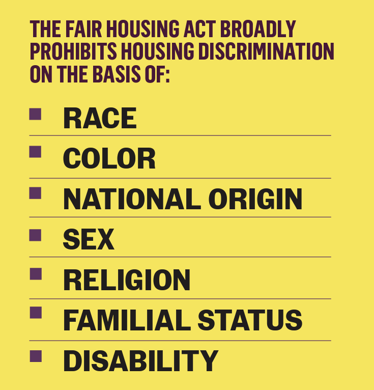 50+ years after the AFFH was established under the Fair Housing Act, there are still extensive barriers to quality housing for many groups protected by AFFH. The @WhiteHouse must pass the final AFFH rule so everyone can live in safe, affordable housing. #FairHousingMonth