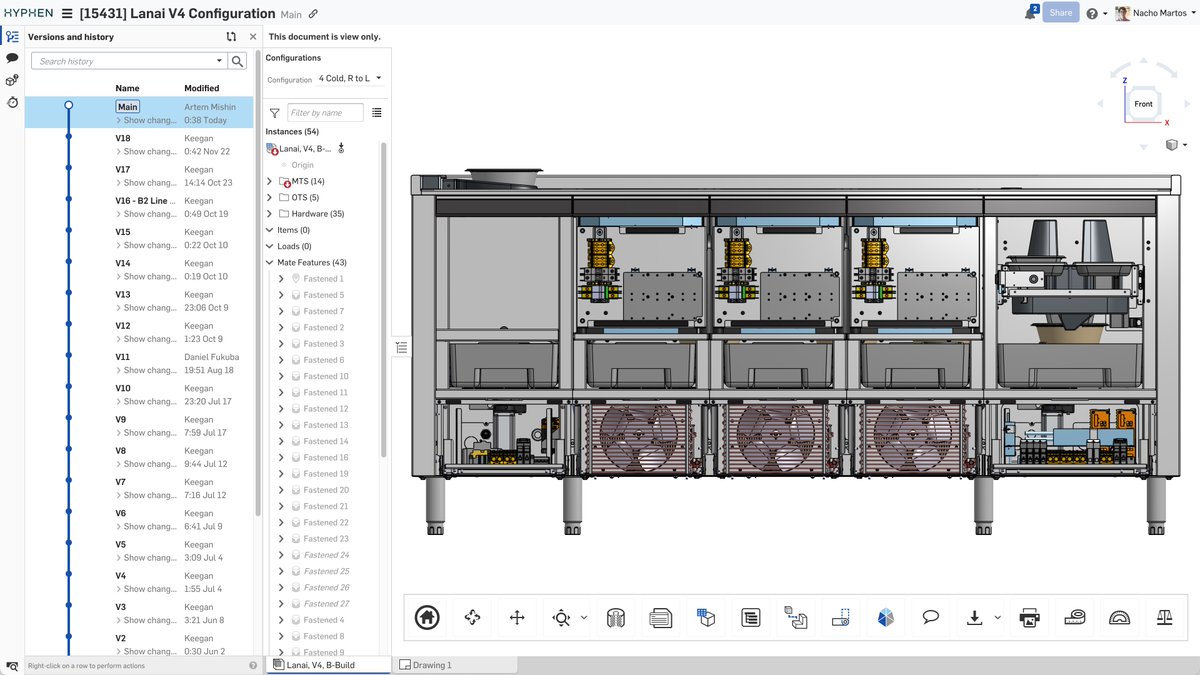 Onshape's tweet image. 🍴 Let a cobot create a delicious and healthy meal for you! With support from Chipotle, Hyphen&apos;s tech team is using Onshape to design their digital makeline cobot. Check out their success story and others at 👉 onshp.co/dx

#DesignWhatsNext