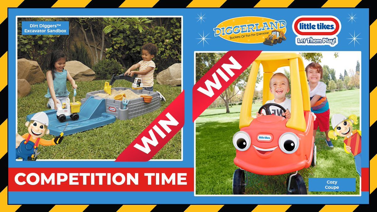 It’s competition time! We’ve joined forces with @LittleTikesUK to give you the chance to win a Cozy Coupe Classic and Dirt Diggers™ Excavator Sandbox – perfect to keep construction-loving little ones entertained for hours: buff.ly/2HaGxrD #FreebieFriday #CompetitionTime