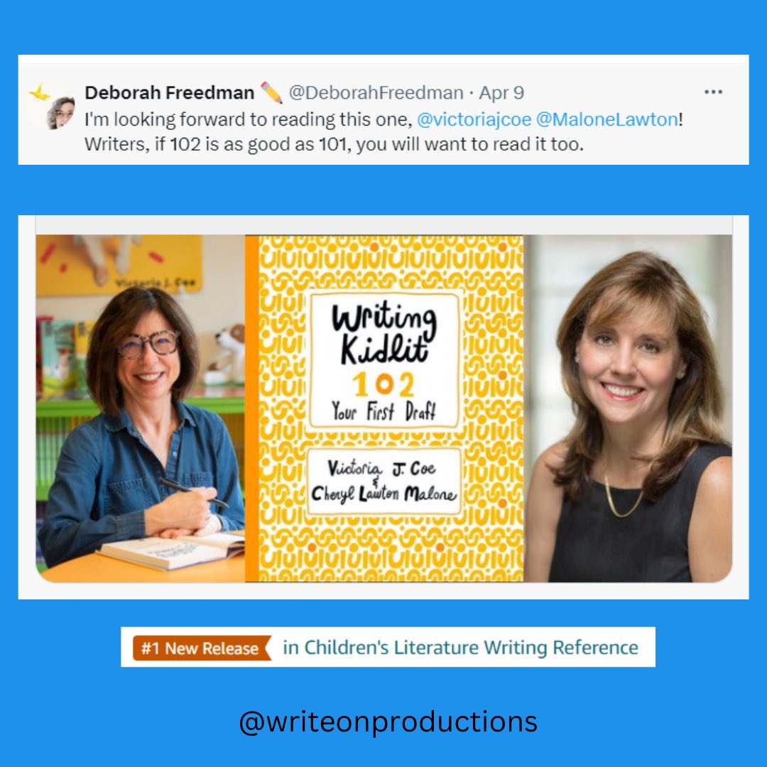 Want to write a book for kids or a novel for young adults? Take it from ⁦@DeborahFreedman, you WANT this super fun, super helpful, & super affordable resource!⁩ amazon.com/Writing-Kidlit…