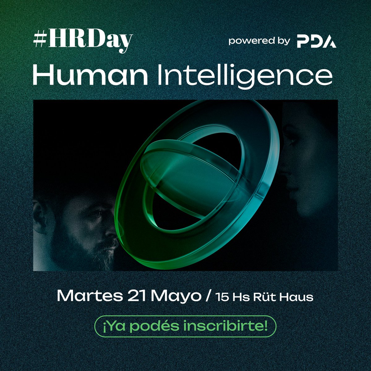 Ya estamos a casi a un mes de nuestra 5° edición #HRDAY.

Human Intelligence. Debatiremos sobre AI y su disrupción en el mundo HR.

¡Reservá tu lugar!: hrday.pdainternational.net
📆¿Cuándo?: Martes 21 de mayo
⌚ ¿Hora?: 15h:00
📍¿Dónde?: Rut Haüs (Int. Cantilo 1429)