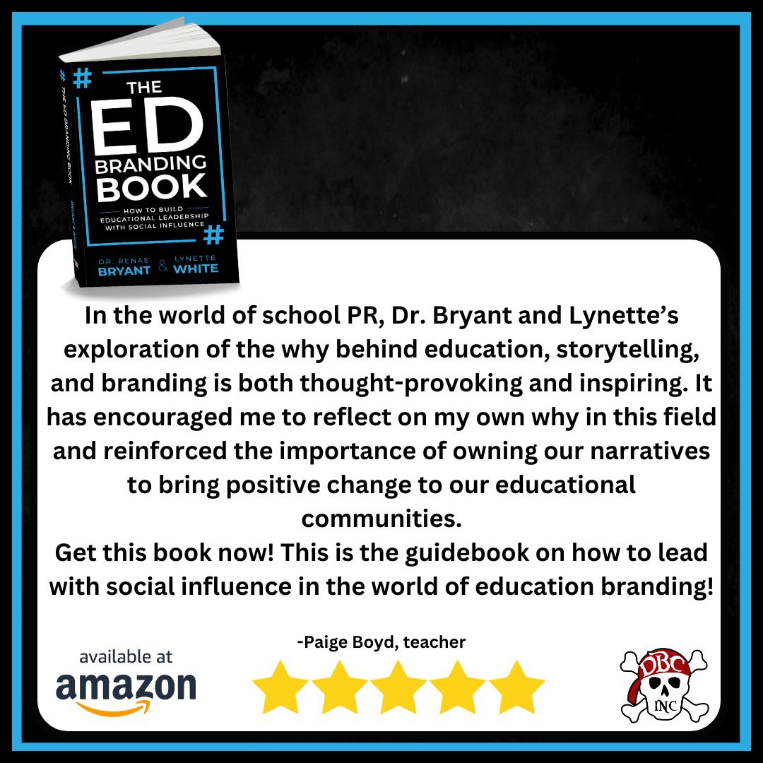 🌟 The 5-star reviews are rolling in for The #EdBranding Book! Thx to everyone who’s already grabbed their copy. 📚 Looking to inspire your team of storytellers? DBC offers special bulk pricing for orders of 10 or more books! DM me! a.co/d/j2b1XT9 #dbcincbooks