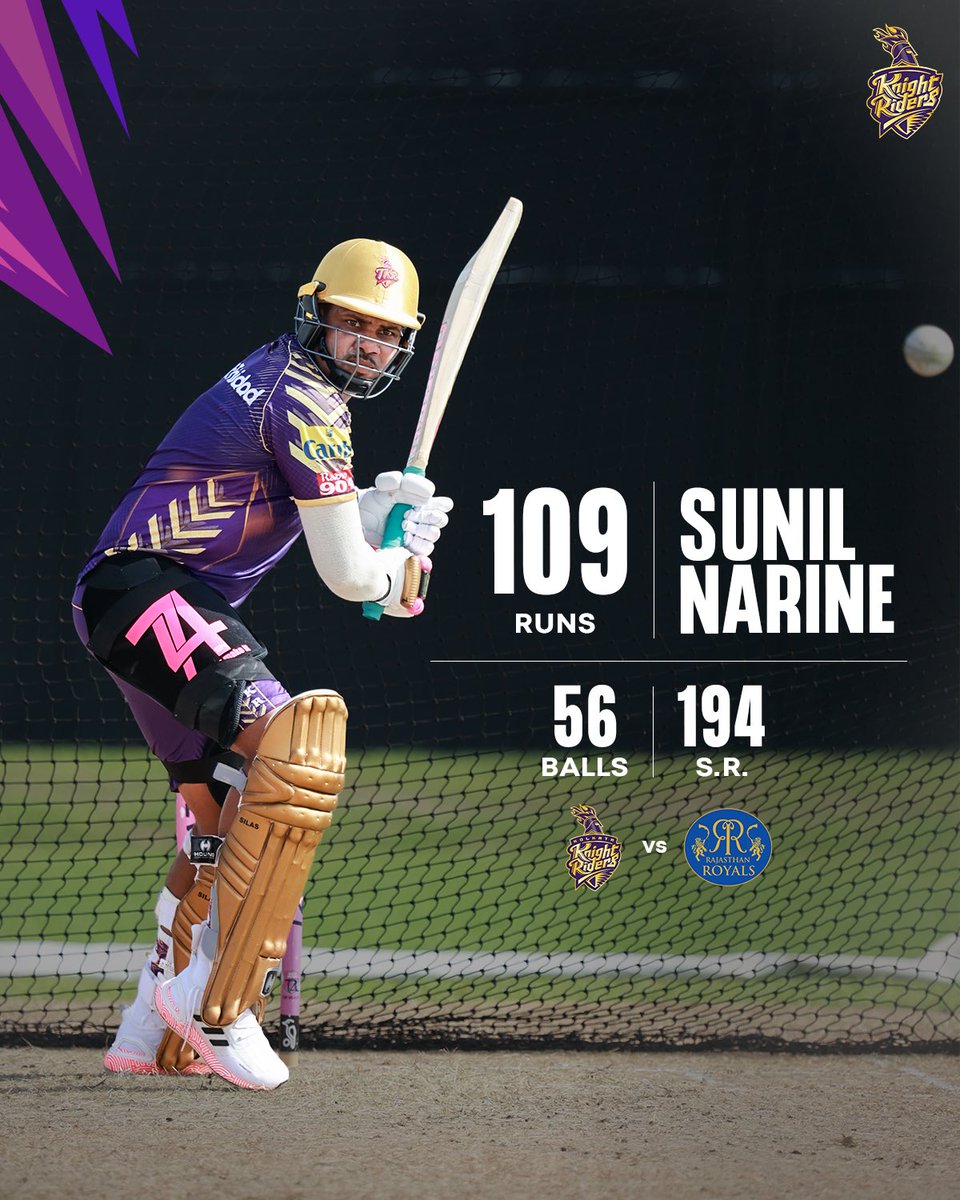 Narine's masterclass with a display of pure dominance 🔥