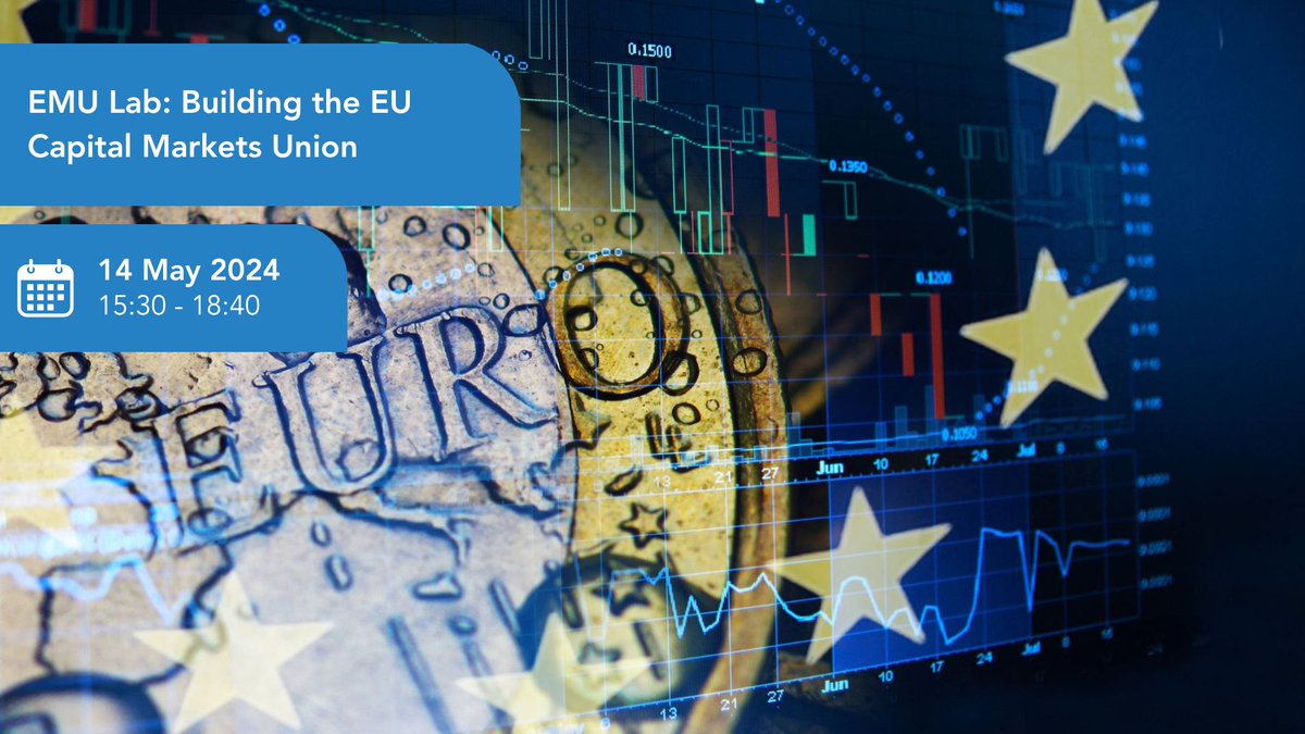 Join the next #EMUlab event to explore ways to build a successful Capital Markets Union w/ 🗣️ @LBiniSmaghi, @karel_lannoo, @KCarlsonJourno, @nicolas_veron, @M_Pagano_Econ, @TL_Beck_Firenze and many more! 🗓️ 14 May ⏰ 15:30 📍 Florence & online Register➡️ loom.ly/QU3ecTA