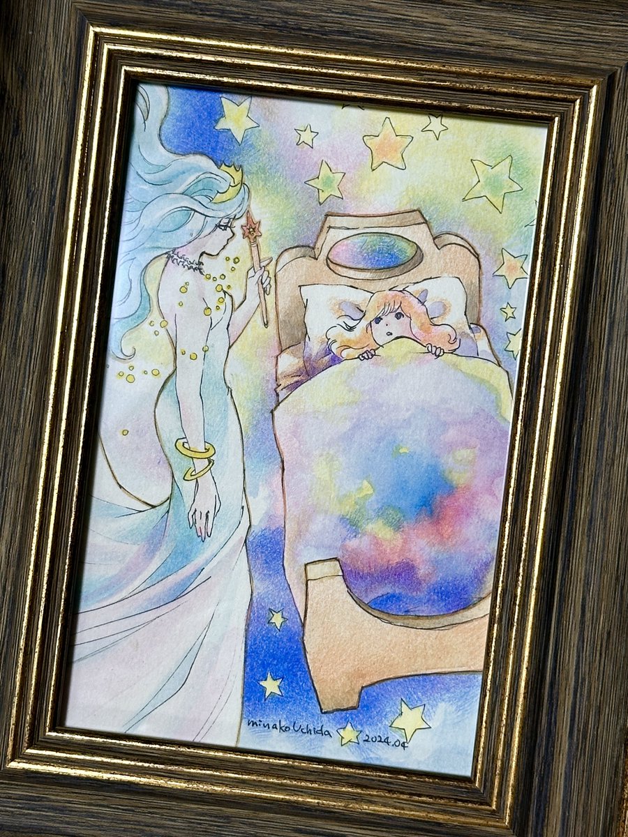 「搬入してきました!『2024ドリームワールド展』2024/4/20(土)～5/1」|内田美奈子のイラスト