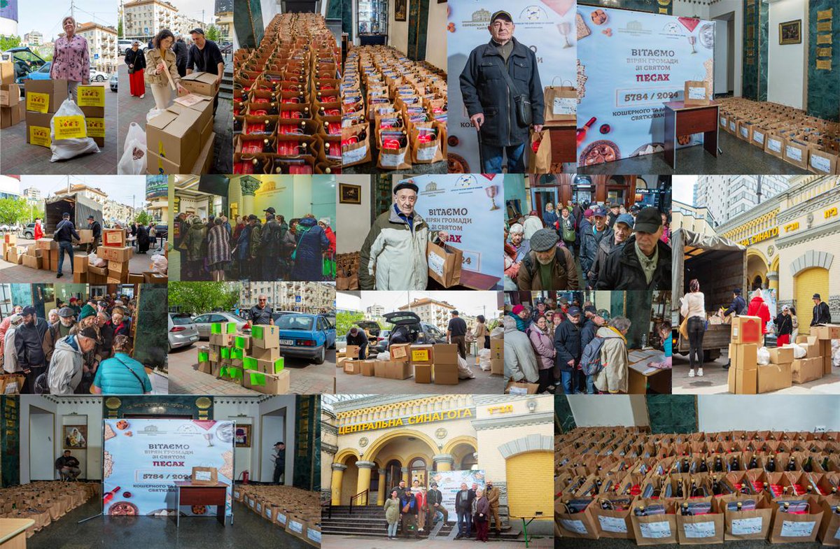 On the eve of the upcoming Passover holiday, our community has distributed thousands of holiday food packages for people in need