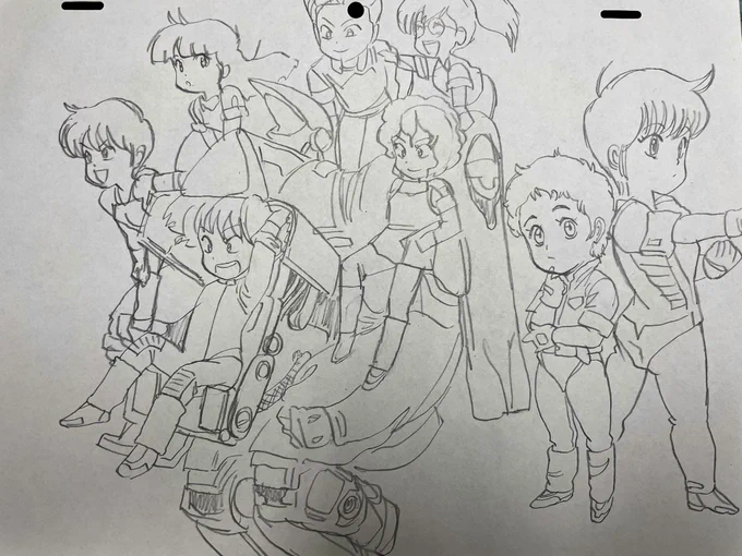 模写ですらぐちゃぐちゃや 