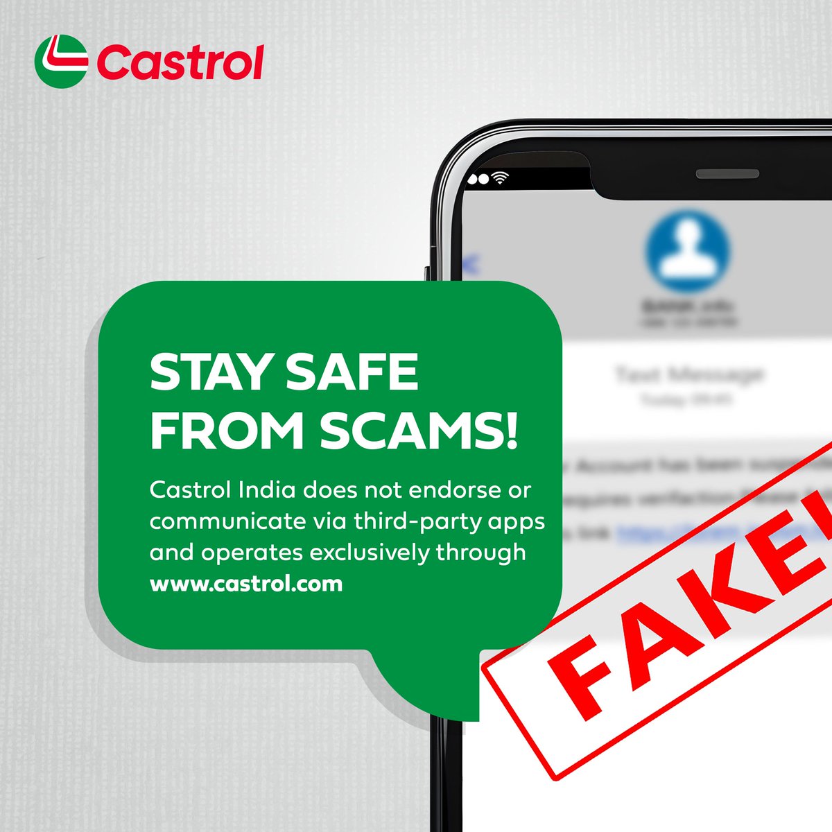 We have been made aware of a website fraudulently impersonating Castrol India being used on an app. We request you to stay vigilant. https t.co AkfKBNTXLR We have been made aware of a website fraudulently impersonating Castrol India being used on an app