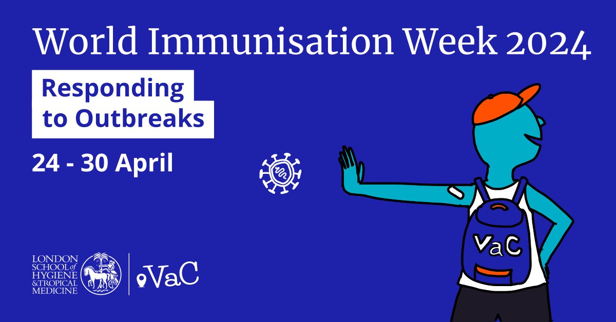 For #WorldImmunisationWeek hear from LSHTM experts on the role of #vaccines in responding to #outbreaks.💉🦠 🎙️Tune in to @LSHTM_Vaccines podcasts series, throughout next week🗓️episodes 22, 24 & 26 April 2024 👉🎧bit.ly/49GV5uy