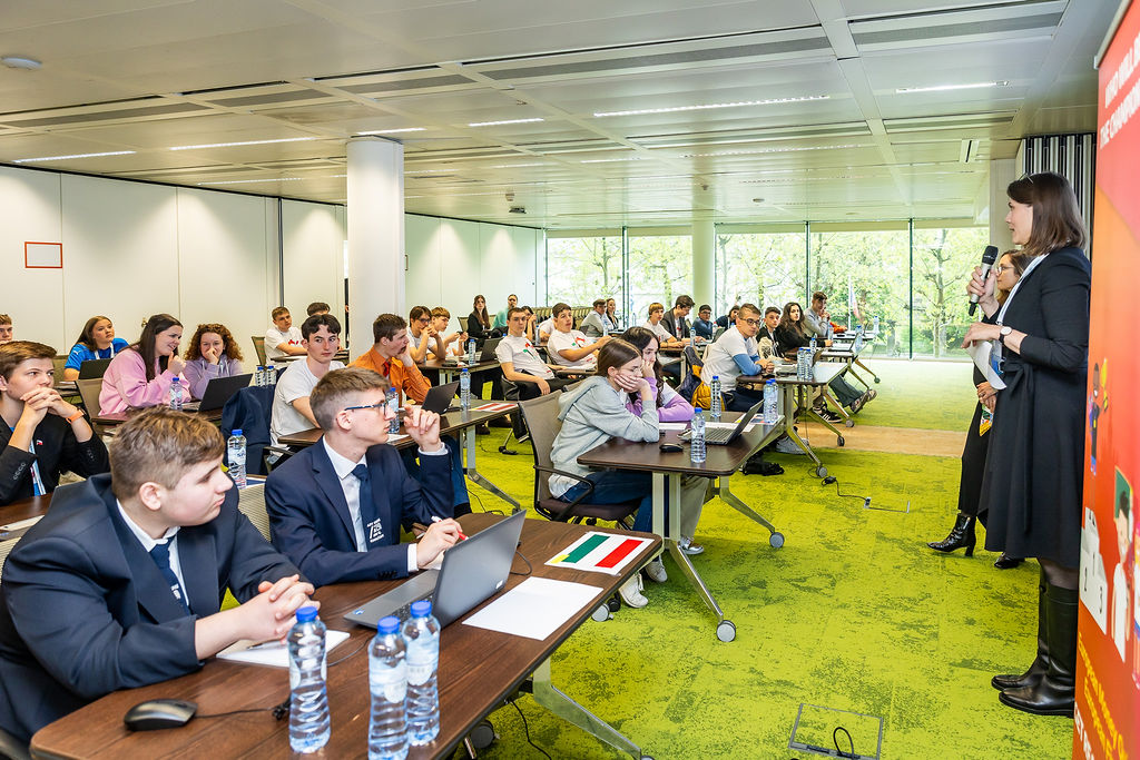 Ready, set, go! 🏁 European Money Quiz Finals are happening now at the EBF office in Brussels, stay tuned to find out the results! A big thank you to @TCS_Europe for providing IT equipment to make this year's competition possible!