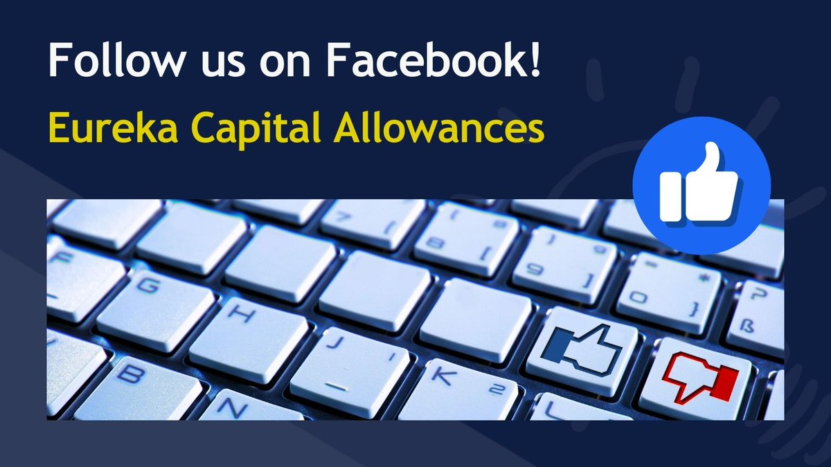✨ Happy #FollowFriday! ✨

Ready to elevate your financial game? Follow Eureka Capital Allowances on Facebook for expert insights, tax-saving tips, and success stories that inspire! 💡

#FollowUs #TaxTips #CapitalAllowances #FinancialSuccess #ExpertInsights