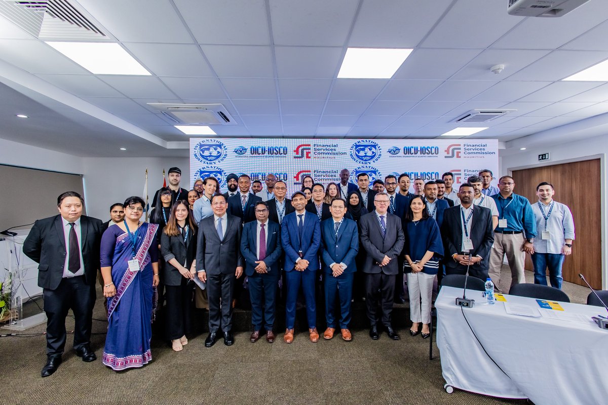 IMF and IOSCO conducted a joint 5-day training workshop on #cyberresilience in Mauritius, with over 30 participants from 15 jurisdictions discussing how to mitigate exposure to cyber risks #securitiesregulation