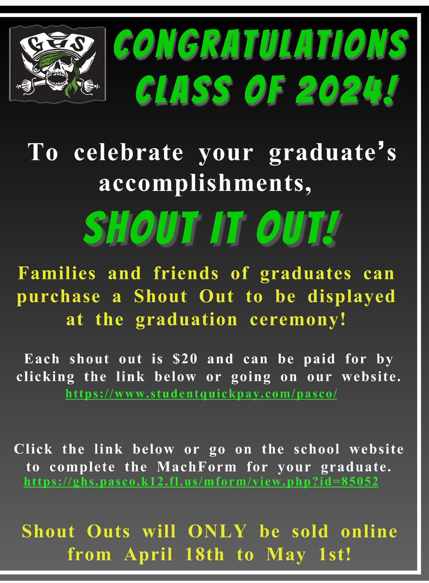 Gulf High School (@gulfhighschool) on Twitter photo 2024-04-19 10:48:49