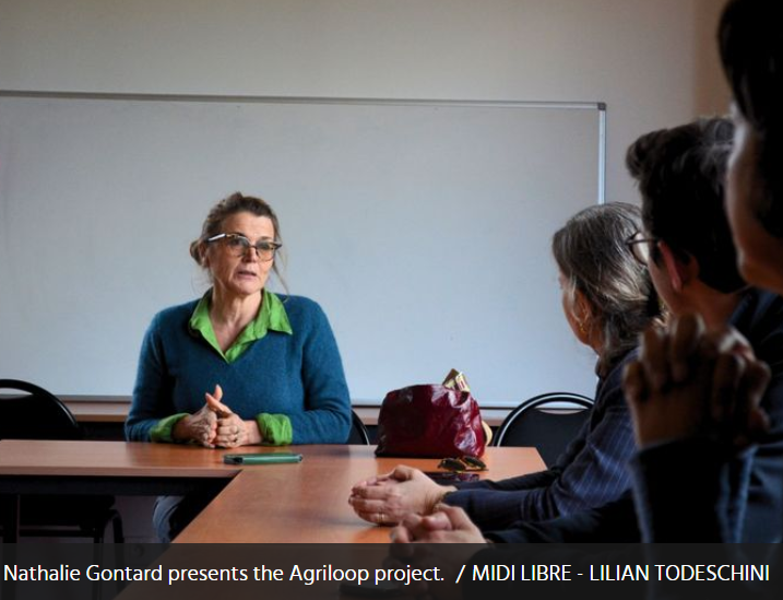 AgriLoop Project (@agri_loop) on Twitter photo Read our interview with newspaper, <a href="/Midilibre/">Midi Libre</a>.
Nathalie Gontard, European Coordinator from <a href="/INRAE_Intl/">INRAE_International</a>, France who presented the project on April 3 to European Commission representative Valérie Drezet-Humezla visiting Montpellier.
Full article ➡ bit.ly/3Q8jRNx Read our interview with newspaper, <a href="/Midilibre/">Midi Libre</a>.
Nathalie Gontard, European Coordinator from <a href="/INRAE_Intl/">INRAE_International</a>, France who presented the project on April 3 to European Commission representative Valérie Drezet-Humezla visiting Montpellier.
Full article ➡ bit.ly/3Q8jRNx