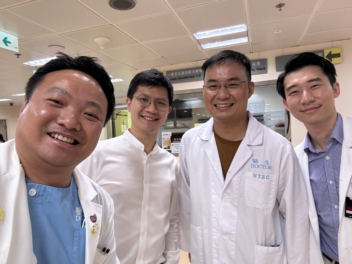 A pleasure to welcome and catch up with @DrHongchengZhu from @FudanUni to @CUHKMedicine #PrinceOfWalesHospital in #hongkong 🇭🇰! Thanks @mollylisc and @LandonLChan for being excellent hosts! @myESMO #YoungOncologists (except me 😂)