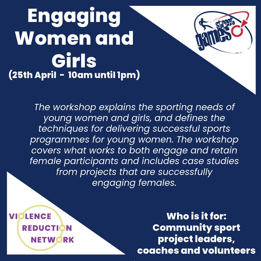 In case you missed it, there's another great offer of free training from the fab folks at StreetGames @StreetGamesMids Open to anyone working in the LLR Community Sports Sector! Unsure if you qualify, just DM/email us and we'll get back to you asap. 📧vrn@leics.pcc.pnn.gov.uk