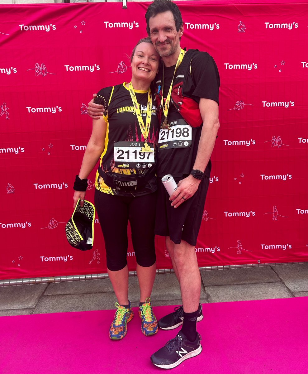 Paul Farrow and Jodie Gibbs-Farrow took on the London Landmarks Half Marathon for CLAPA as Paul was born was a unilateral cleft lip and palate. 

The couple raised a generous £585.50 💙 

Read the full story: buff.ly/4b0uwlj

#FundraiserFriday #LondonLandmarksHalfMarathon