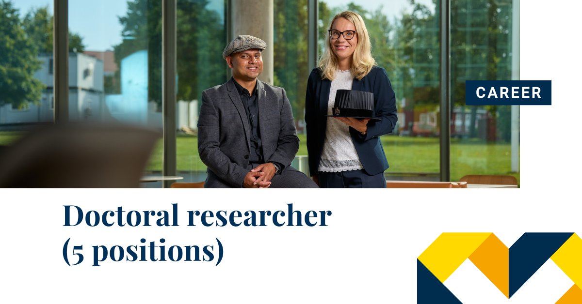 We are now inviting applications for the position of Doctoral Researcher. There are five open positions in the area of sustainable energy and business research. Join our community and make a difference in an inspiring environment. 💛 ➡️ Apply by 5 May: uva.rekrytointi.com/paikat/index.p…