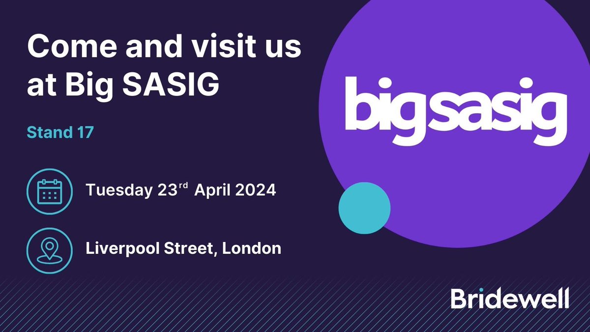 Come and visit us at Big Sasig, the Security Awareness Special Interest Group (SASIG Events)'s flagship conference on 23rd April 2024. Head to stand 17 to talk to our cyber security experts about your security challenges, and how we can help you solve them. Martin Riley, Our…