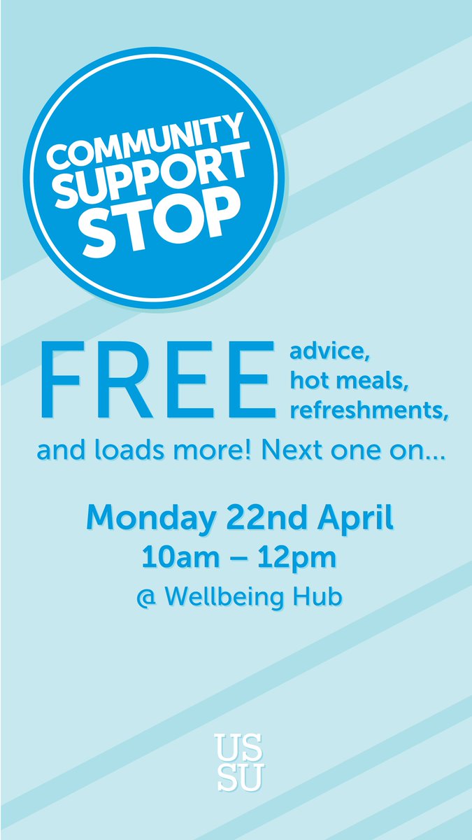 Make sure you come on down to the Wellbeing Hub on Monday from 10-12😀