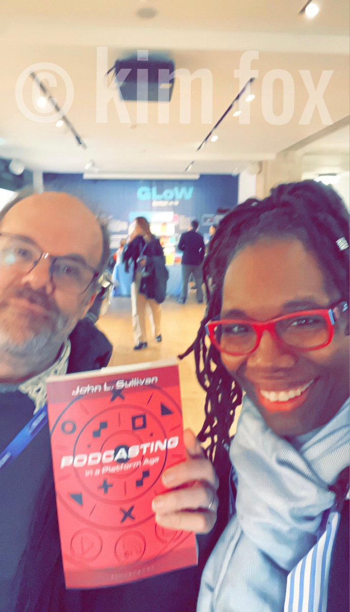 We’re representing #podcaststudies at the Media Industries Conf in London. Also, supporting @jsullivan47 and his @BloomsburyBooks book. #MI2024