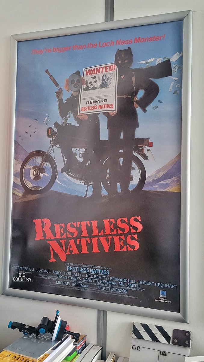 In memory of the late #VincentFriell, I invested in an original US one sheet and my office now has a new poster. #RIP Vince. I shall think of you often...🙏

#RestlessNatives