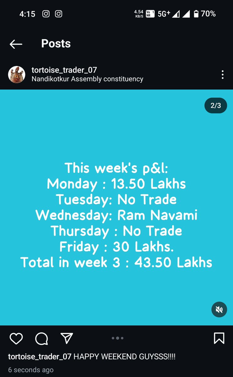 UTrader36298's tweet photo. Hello guys!!!
Hope you are doing well.
Few of you may knew that I have set a target for myself on the very first day of this financial year and I have achieved that.
This was the aggressive trades and from next week my Target will be small and exit after achieved! https://t.co/pzEpFtpxPo