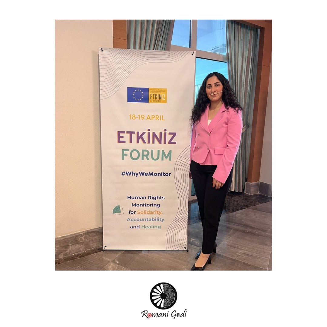 18-19 Nisan tarihlerinde Antalya'da düzenlenen Etkiniz Forum ikinci gününde "Ayrımcılık Yasağının Uygulanması" isimli panelde Romani Godi ekibinden Av. Zozan Vargün söz aldı. 

#Nedenİzliyoruz <a href="/etkinizab/">ETKİNİZ AB PROGRAMI</a>