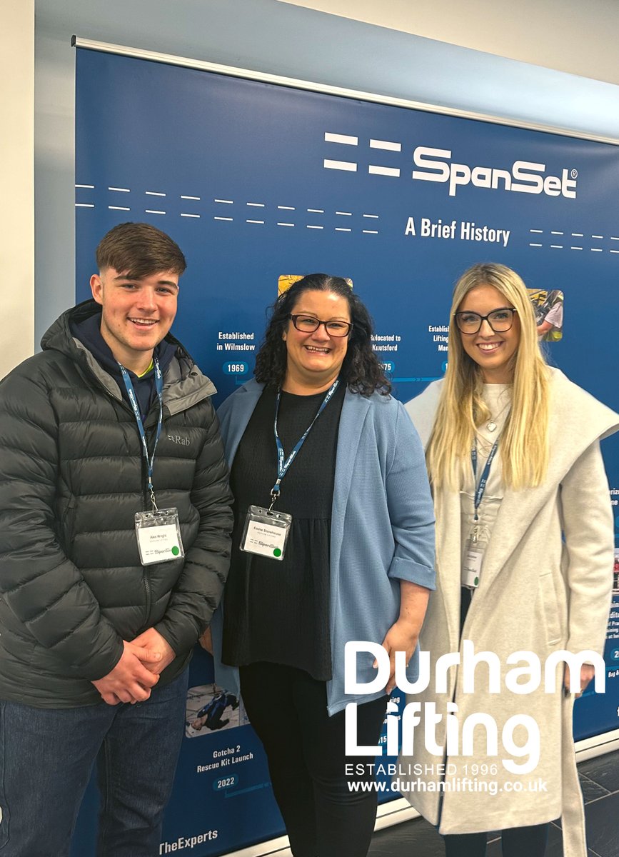 DurhamLifting's tweet image. Yesterday our team had the pleasure of attending
@SpanSetLtd technical day! A big thank you to the SpanSet team for their hospitality and for organising such a productive day. #DurhamLifting #SpanSet #TrustTheExperts #technicalday