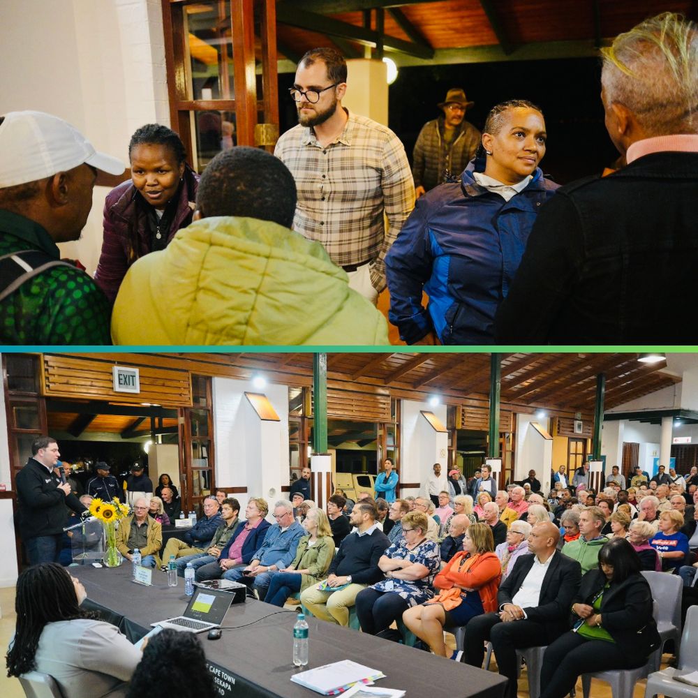 Standing room only at our ‘Open Government session’ last night for residents from Sub-Council 20 (Hout Bay, Westlake, Wynberg, Constantia, Tokai and surrounds) 😄🤝 This is our 20th such session in 2 years, all around the city, and I always leave energized and encouraged as…