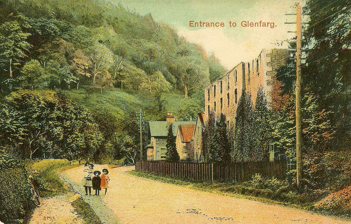 Postcard of the Day: Entrance to Glenfarg, late 1800s. 📷 Local & Family History Collection, AK Bell Library #ExploreYourArchive