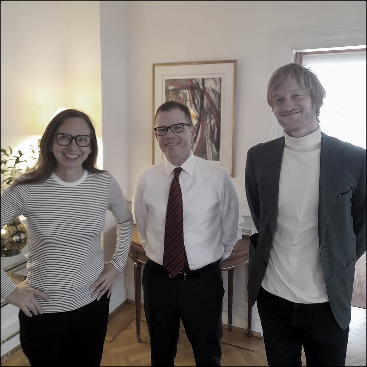A pleasure to meet @SverrirNorland and @YrsaSig to talk about @icelandnoir and cooperation with @QuaisPolar in #Lyon