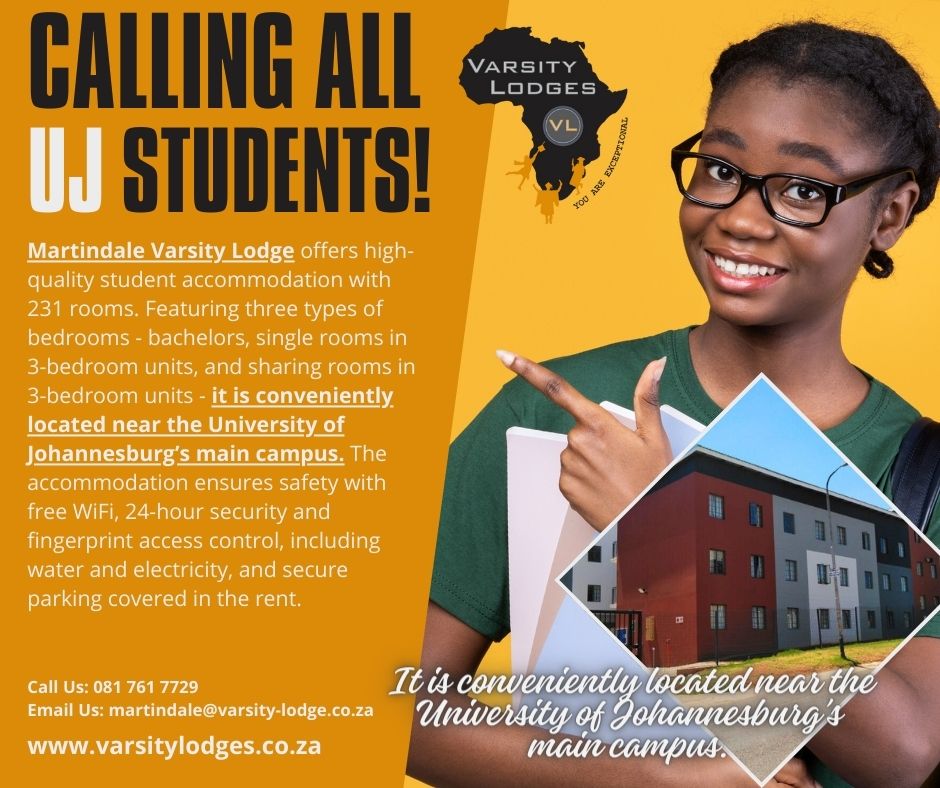 Martindale Varsity Lodge! With over 200 rooms - we've got something for everyone. Enjoy free WiFi, 24-hour security, fingerprint access control. #UJStudents #StudentAccommodation #MartindaleVarsityLodge #ommodigital 🌟 varsitylodges.co.za