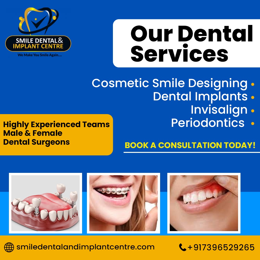 We are a one-stop solution for all your #Dental needs. Get #Painless #DentalTreatment at an affordable price. Book your appointment today and experience the difference at #SmileDentalandImplantCentre.

#dentist #smile #teeth #dentalcare #tooth #dentalclinic #drpulisudhakarmds