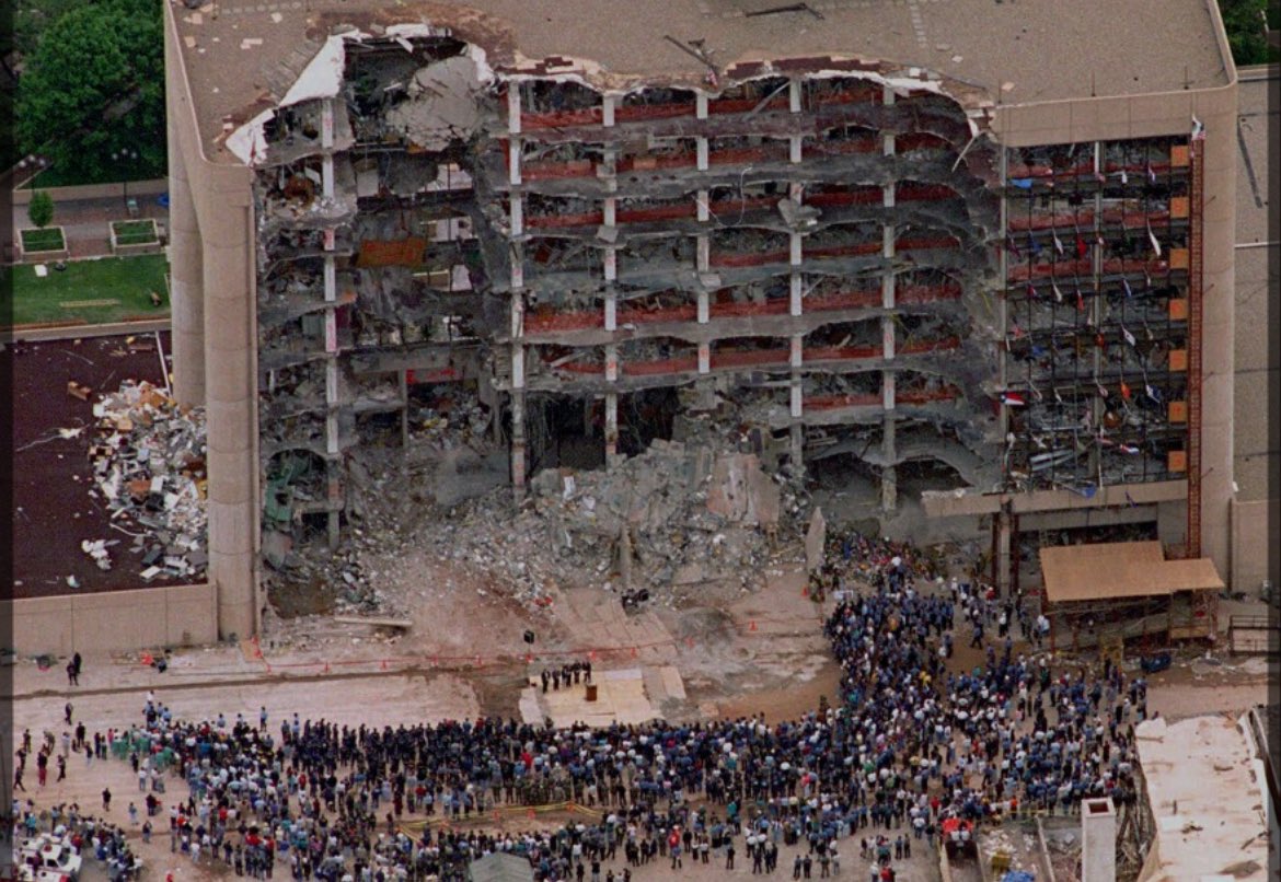 Remembering the 168 lives lost in the OKC bombing on this day 29 years ago. #neverforget #oklahomastrong